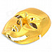 PVC Decorative Face Mask for Hip-Hop Bboy / JabbaWo - Golden