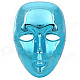 PVC Decorative Face Mask for Hip-Hop Bboy / JabbaWo - Blue