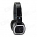 ShengYun TH390 Stereo Bluetooth V3.0 Headphones w/ TF / FM Radio / Mic - Black