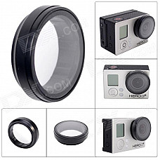 Fat Cat Professional High Transmittance Glass 37mm FPV Protective UV Lens for Gopro Hero 4/3+ / Hero3