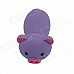 Piggy Style USB 2.0 Flash Drive Disk - Light Purple + Pink (8GB)