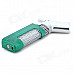 Windproof 1300'C Butane Jet Gas Lighter for Soldering / Lighting Cigarette - Green + Silver