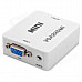 VGA to HDMI Video Converter - White + Silver