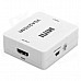 VGA to HDMI Video Converter - White + Silver