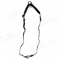 Adjustable One-Shoulder Strap for Saxophone - Black