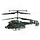 Brilink BH02 Rechargeable 4-CH Indoor R/C Helicopter w/ Gyro - Blackish Green