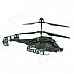 Brilink BH02 Rechargeable 4-CH Indoor R/C Helicopter w/ Gyro - Blackish Green