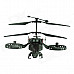 Brilink BH02 Rechargeable 4-CH Indoor R/C Helicopter w/ Gyro - Blackish Green