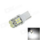 T10 / 168 / W5W 2.5W 220lm 24-SMD 1206 LED White Car Side Light / Instrument / Reading lamp - (12V)
