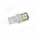 T10 / 168 / W5W 2.5W 220lm 24-SMD 1206 LED White Car Side Light / Instrument / Reading lamp - (12V)