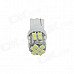 T10 / 168 / W5W 2.5W 220lm 24-SMD 1206 LED White Car Side Light / Instrument / Reading lamp - (12V)