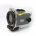 HD 720P Mini Sports DV 1.3 MP CMOS Water Resistant Camera - Black