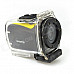 HD 720P Mini Sports DV 1.3 MP CMOS Water Resistant Camera - Black