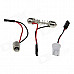 T10 / BA9S / Festoon 4W 200lm 24 x SMD 5050 LED Red Light Car Reading Light / Panel Light - (12V)