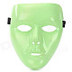 Noctilucent PVC Hip-Hop Mask for Men - Green