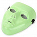 Noctilucent PVC Hip-Hop Mask for Men - Green