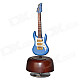 DEDO Music Gifts MG-308 Pure Handmade Rotating Guitar Music Box - Blue