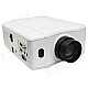 RuiQ 50W LED Multimedia 3D Projector w/ VGA / HDMI / AV / USB - White