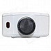 RuiQ 50W LED Multimedia 3D Projector w/ VGA / HDMI / AV / USB - White