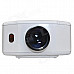 RuiQ 50W LED Multimedia 3D Projector w/ VGA / HDMI / AV / USB - White
