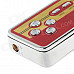 Mini Portable Game Handle Style Windproof Lighter - Silver + Red + Yellow