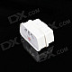 Super Mini iCar2 Vehicle Wi-Fi OBD-II Code Diagnostic Tool / Clearer - White