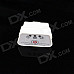 Super Mini iCar2 Vehicle Wi-Fi OBD-II Code Diagnostic Tool / Clearer - White