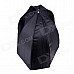 80cm Speedlight Flash Reflective Octagonal Umbrella Softbox - Black + White