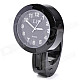 Handy Universal Handle Bar Mounted Chrome Plated Analog Quartz Watch for Motorcycle - (1 x LR626)
