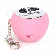 ML-89 Mini Rechargeable Music Speaker w/ Colorful Flashing Light for Cell Phone / MP3 / MP4 - Pink