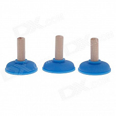 81195 Multi-fonction Plunger Shaped Refrigerator Magnets - Blue (3 PCS)