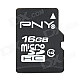 PNY Class 10 Micro SD HC TF Card - Black (16GB)