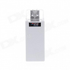 USB 3.0 SD / Micro SD / MMC Card Reader & Writer w/ LED Indicator - White (SDXC Up To 64GB)