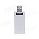 USB 3.0 SD / Micro SD / MMC Card Reader & Writer w/ LED Indicator - White (SDXC Up To 64GB)