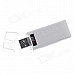 USB 3.0 SD / Micro SD / MMC Card Reader & Writer w/ LED Indicator - White (SDXC Up To 64GB)