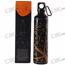 Portable Bottle Umbrella with Carabiner Clip (Pattern and Color Assorted)