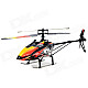 WLtoys V913 AC Rechargeable 4-CH Gyro R/C Helicopter w/ Radio Remote Controller - Orange + Black