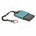 KINGMAX Mini USB 2.0 TF Card Reader - Black + Turquoise