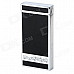 901 Touch Key Windproof Butane Jet Lighter - Black + Silver