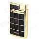 862 Butane Gas Windproof Jet Lighter - Golden + Black