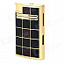 862 Butane Gas Windproof Jet Lighter - Golden + Black