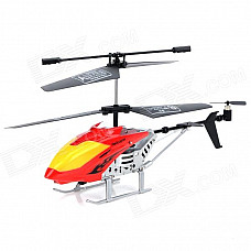 B-168 Rechargeable 3.5-CH Gyro R/C Helicopter w/ Controller - Black + Red