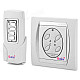 Oulia Convenient Household 4-way Wireless Remote Control Switch - White + Silver