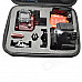 BZ102 Protective EVA Camera Storage Bag for Gopro Hero 4/3+ / Hero3 / Hero2 - Black