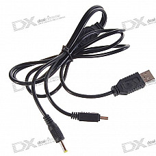USB Data and Charging Cable for PSP 3000/2000/1000 (110cm-Length)
