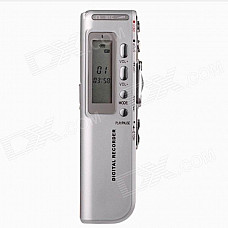 8GB High Quality Digital Voice Recorder - Silver