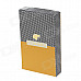 COHIBA H081A Super Fire Windproof Butane Jet Flame Cortical Body Lighter - Golden + Black