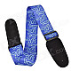 DEDO Guitar Accessories MA-52 Fashion Color Painting Guitar Strape Nylon Guitar Strap - Blue