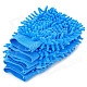 HongYang X-05 Chenille Fiber Single-side Car Washing Glove / Cleaning Cloth - Light Blue (5PCS)