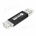 Taou KK USB 2.0 / Micro USB Flash Drive w/ Indicator - White + Black (16GB)